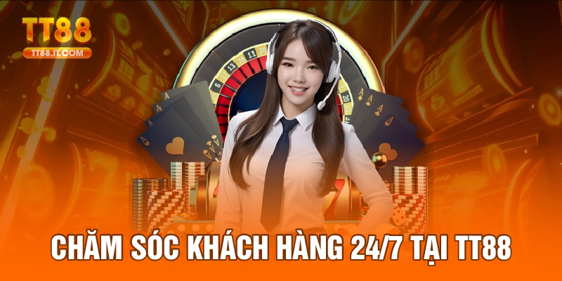 Đội ngũ chăm sóc khách hàng của TT88 luôn sẵn sàng hỗ trợ người chơi 24/7 qua các kênh như Livechat và Telegram.